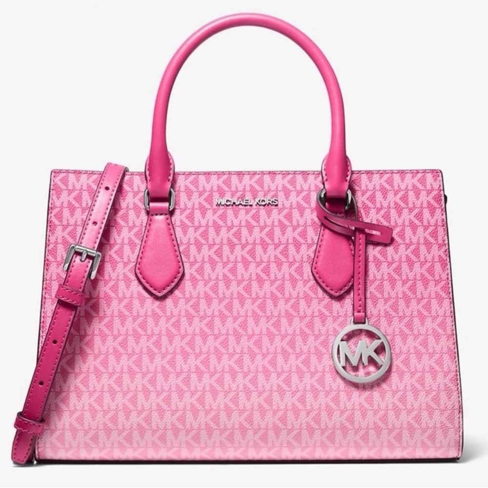 Michael Kors Sheila Ombré dragonfruit Satchel